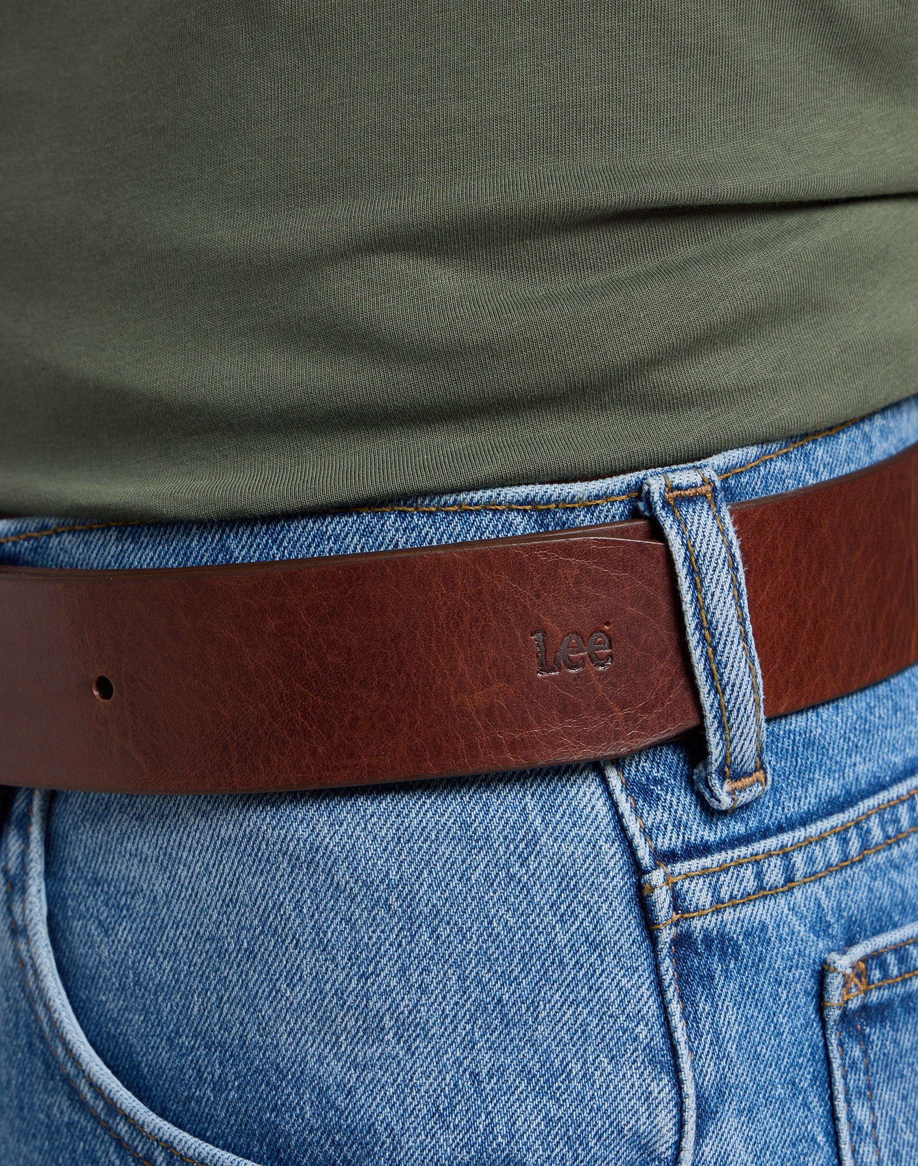 Lee Ceinture en marron foncé – Image 3