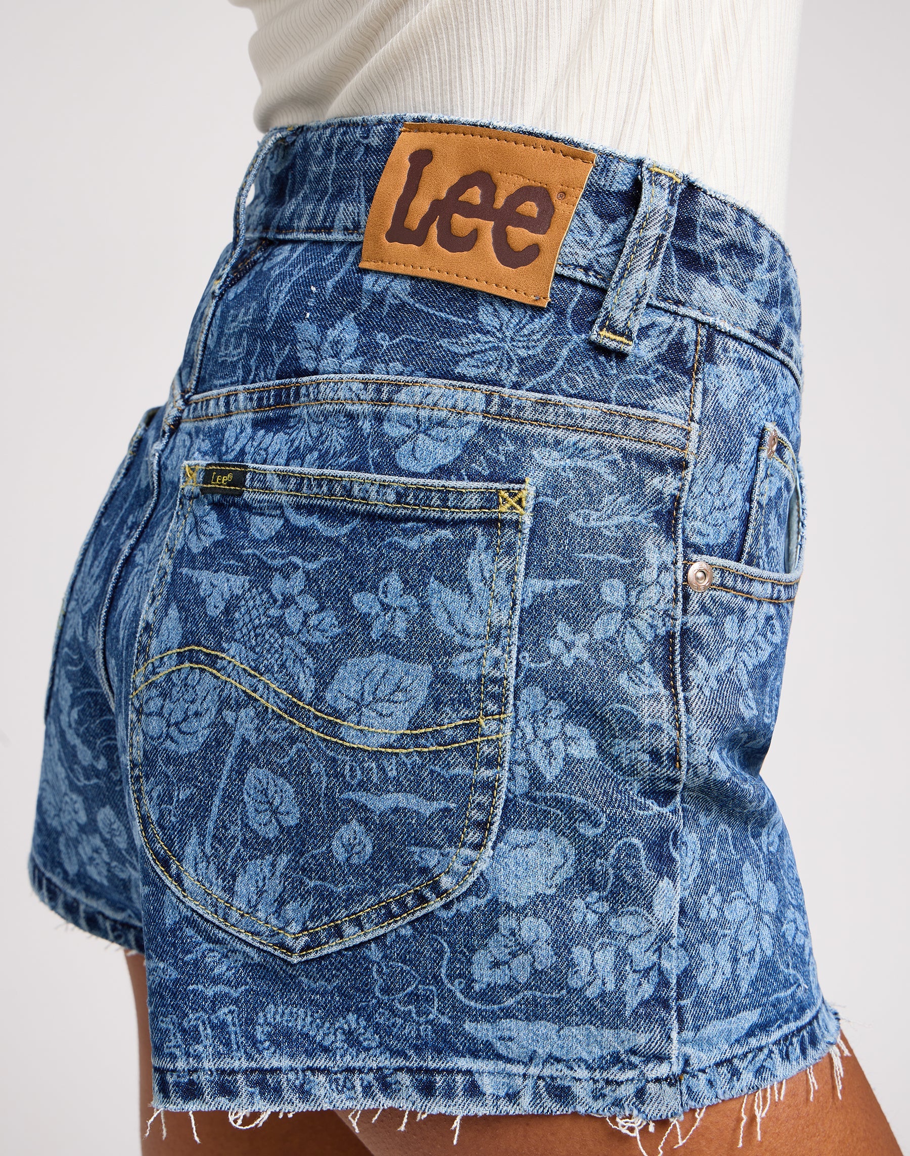 Rider Short 3 pouces en denim tropical – Image 5