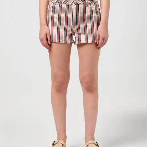 Short vintage à rayures américaines