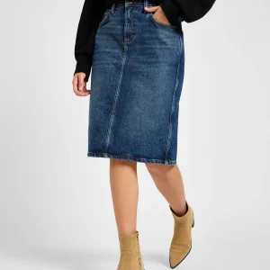 Jupe midi en glamour foncé