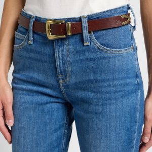 Buckle Belt en marron foncé
