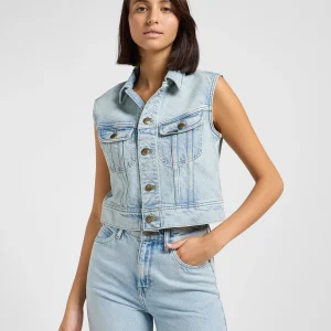 Gilet de cavalier croisé dans Hint Of Rain