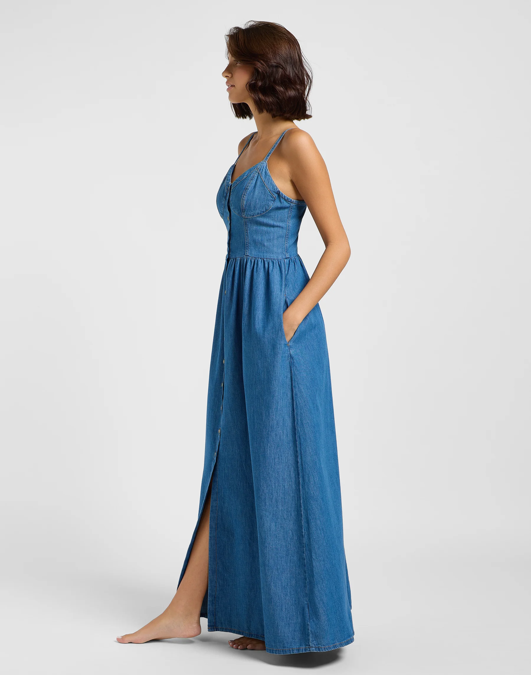 Corset Maxi Dress in Tag Yourself – Image 3
