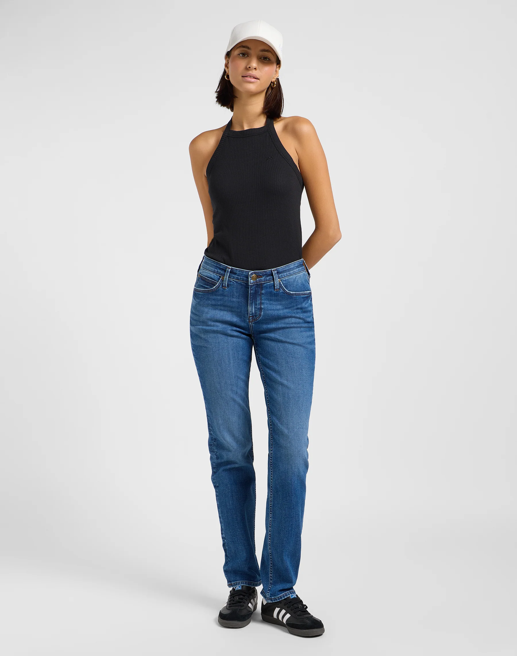 Top Halter à dos ouvert en Unionall Black – Image 3