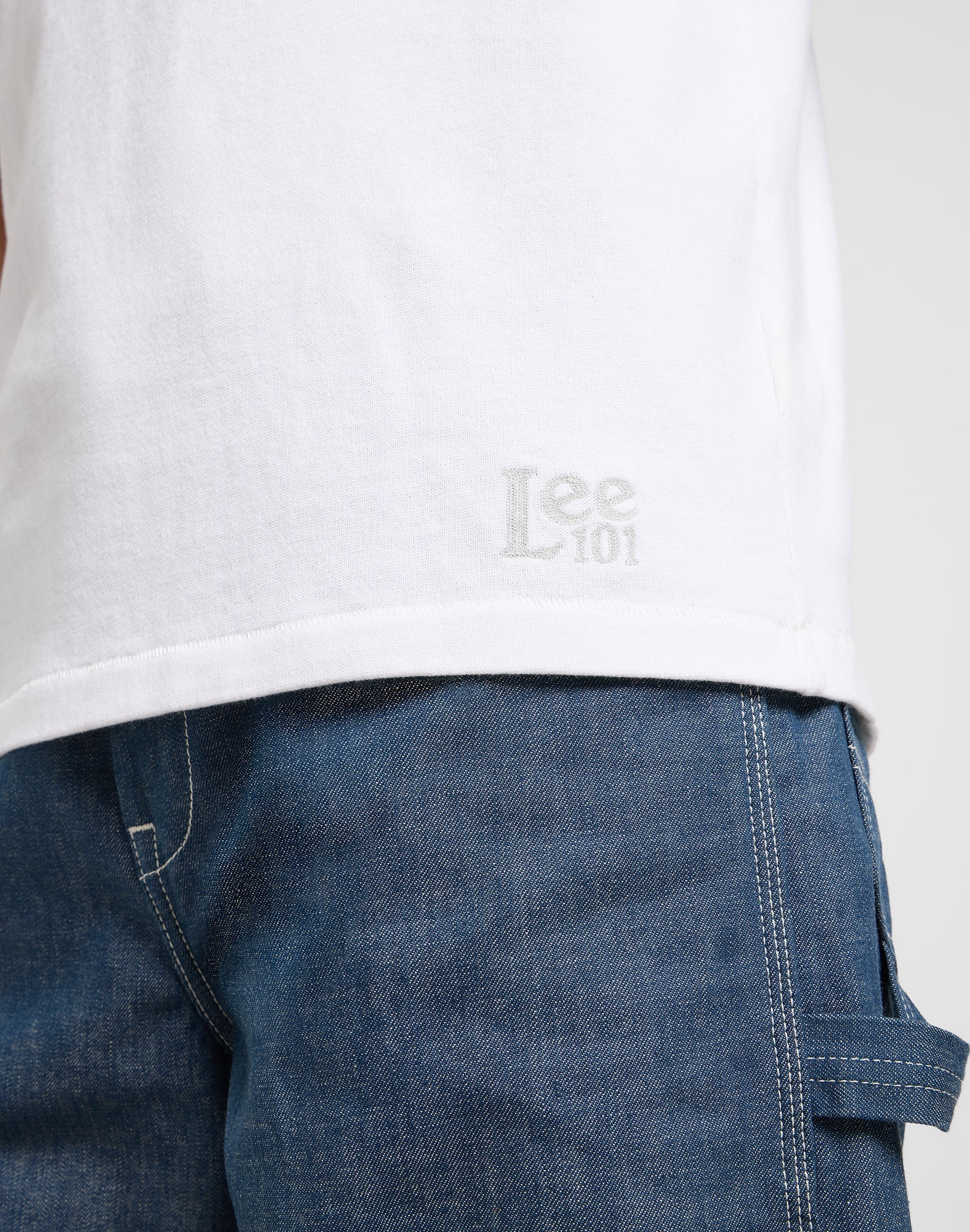 Tee 101 Core en blanc brillant – Image 5