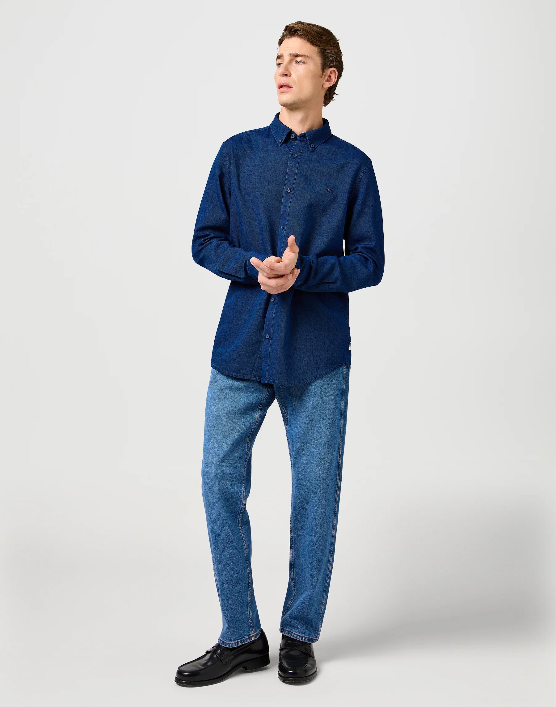 Chemise Oxford en Indigo Oxford – Image 3