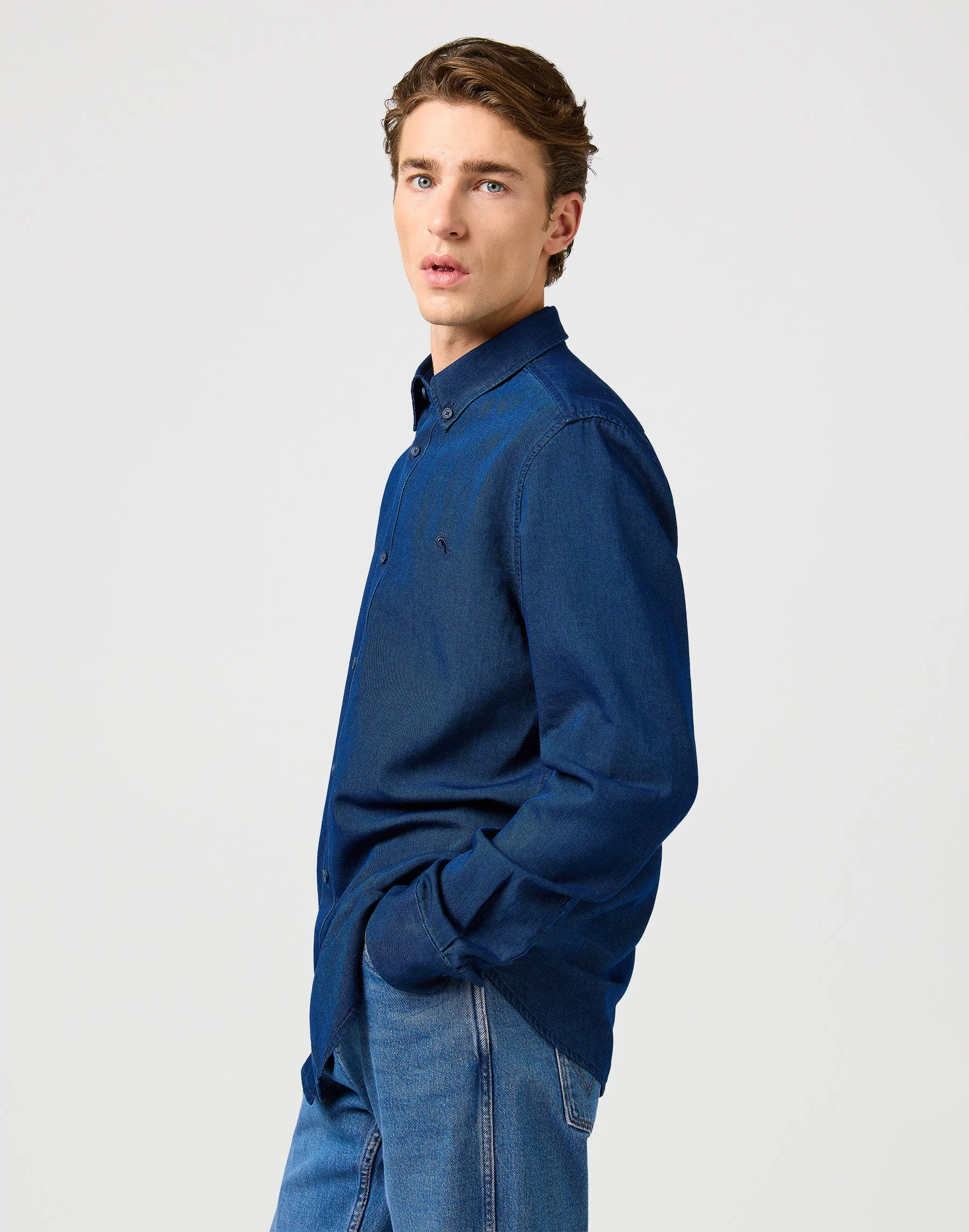 Chemise Oxford en Indigo Oxford – Image 5