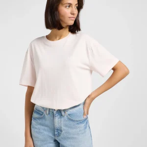 Tee graphique en rose givré