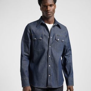 101 50S Chemise Western en bleu sec