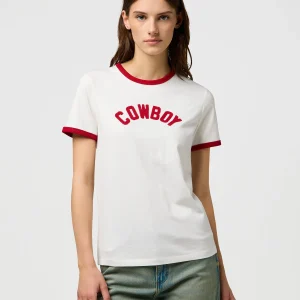 Tee Ringer en Worn White