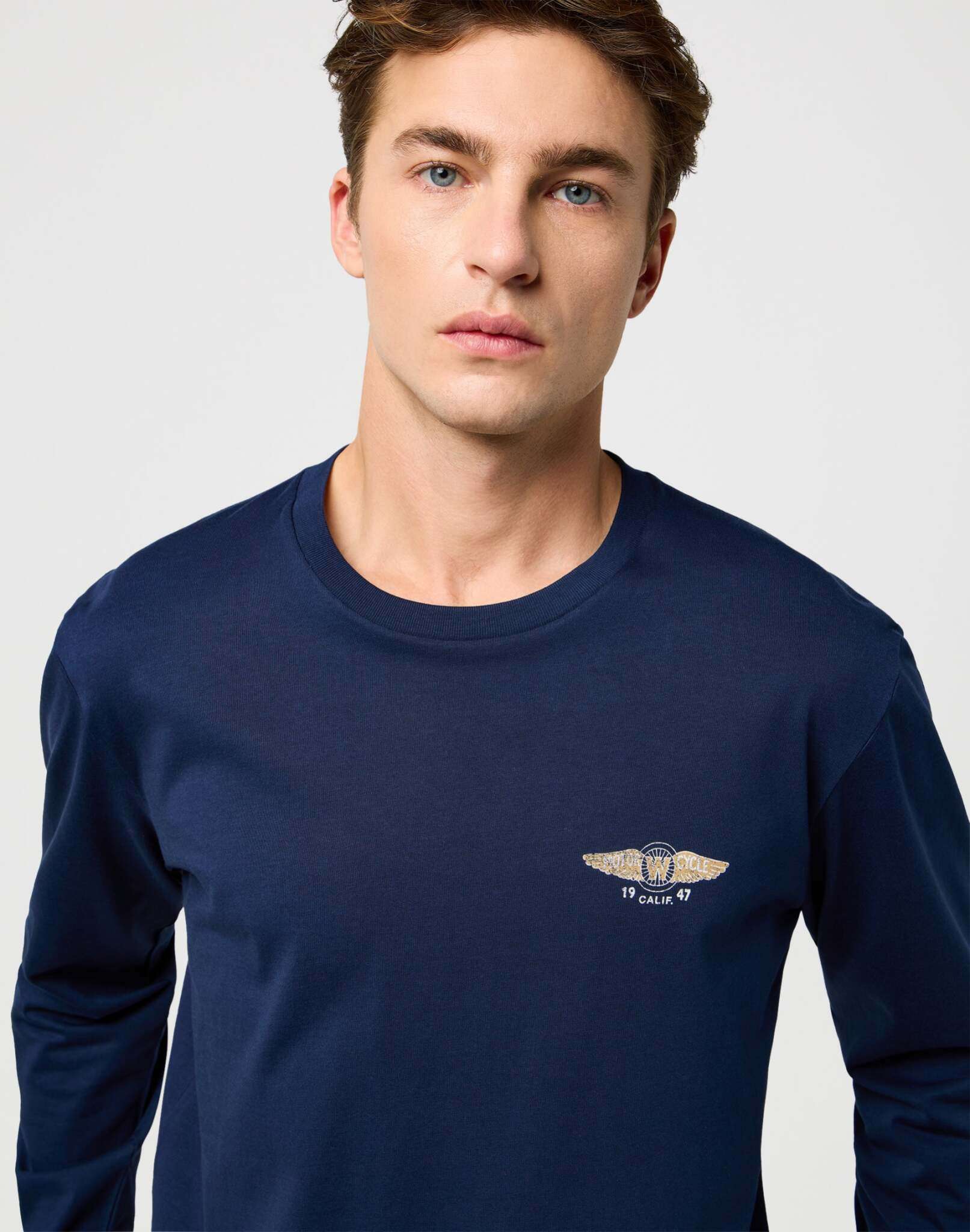 Ls Americana Tee en bleu marine – Image 4