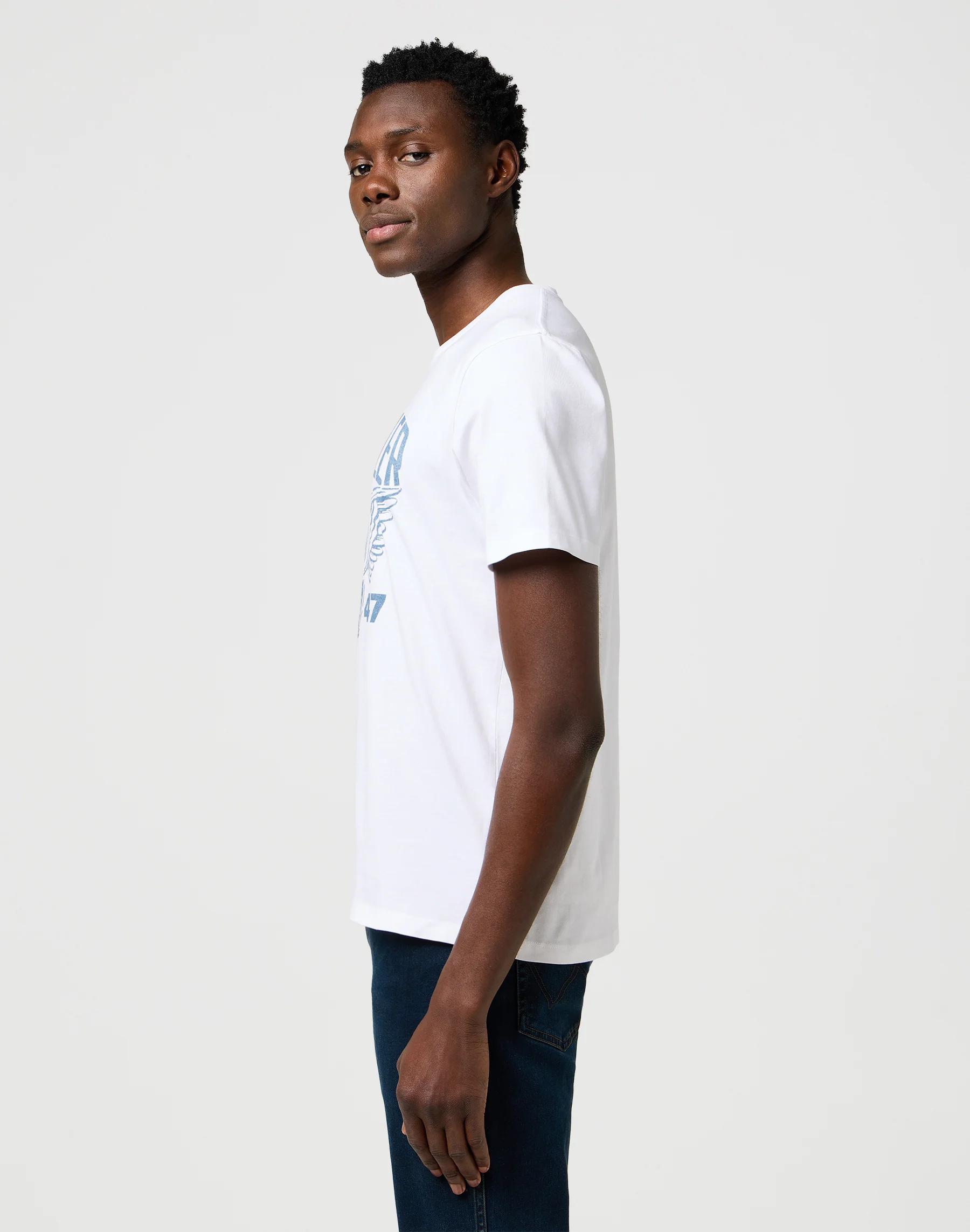 Americana Tee en Worn White – Image 5