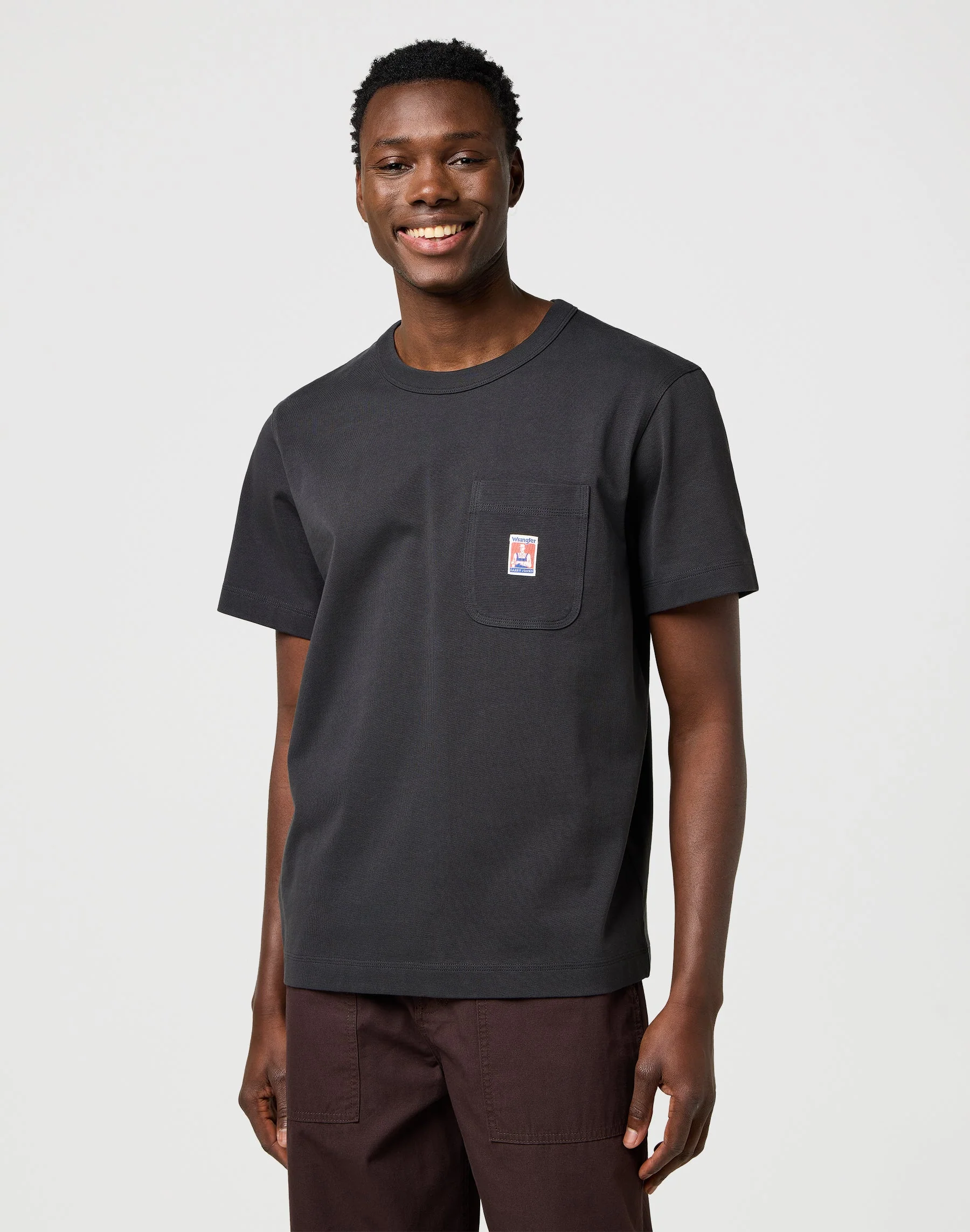 Tee Cj Pocket en noir fondu