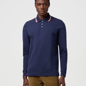 Polo Ls en bleu marine