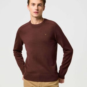 Sweat à tricoter en acajou