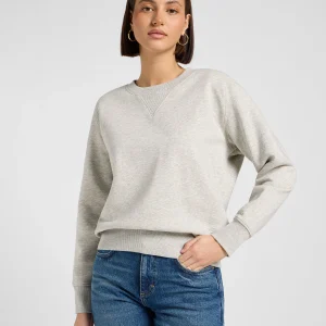 Raglan Crew Sws en gris chiné