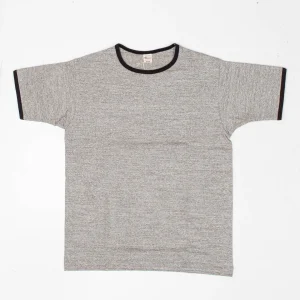 Ringer tee Grey