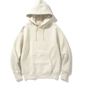 10 oz Loopwheel parka Cream