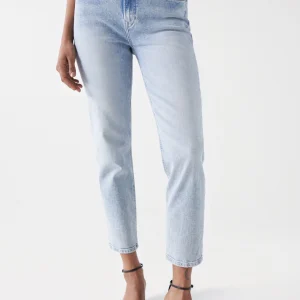 True Cropped Slim Comfort en Light Wash