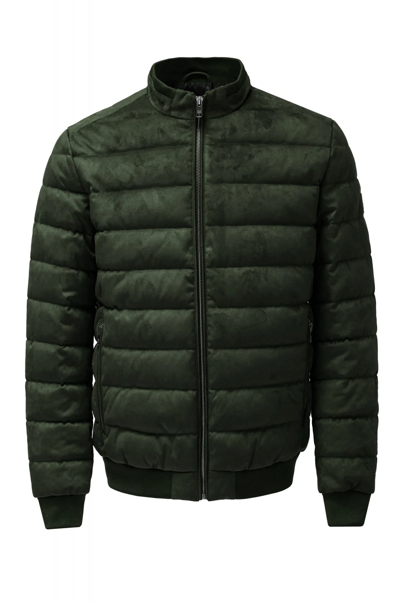 Bomber en daim vert foncé – Image 5