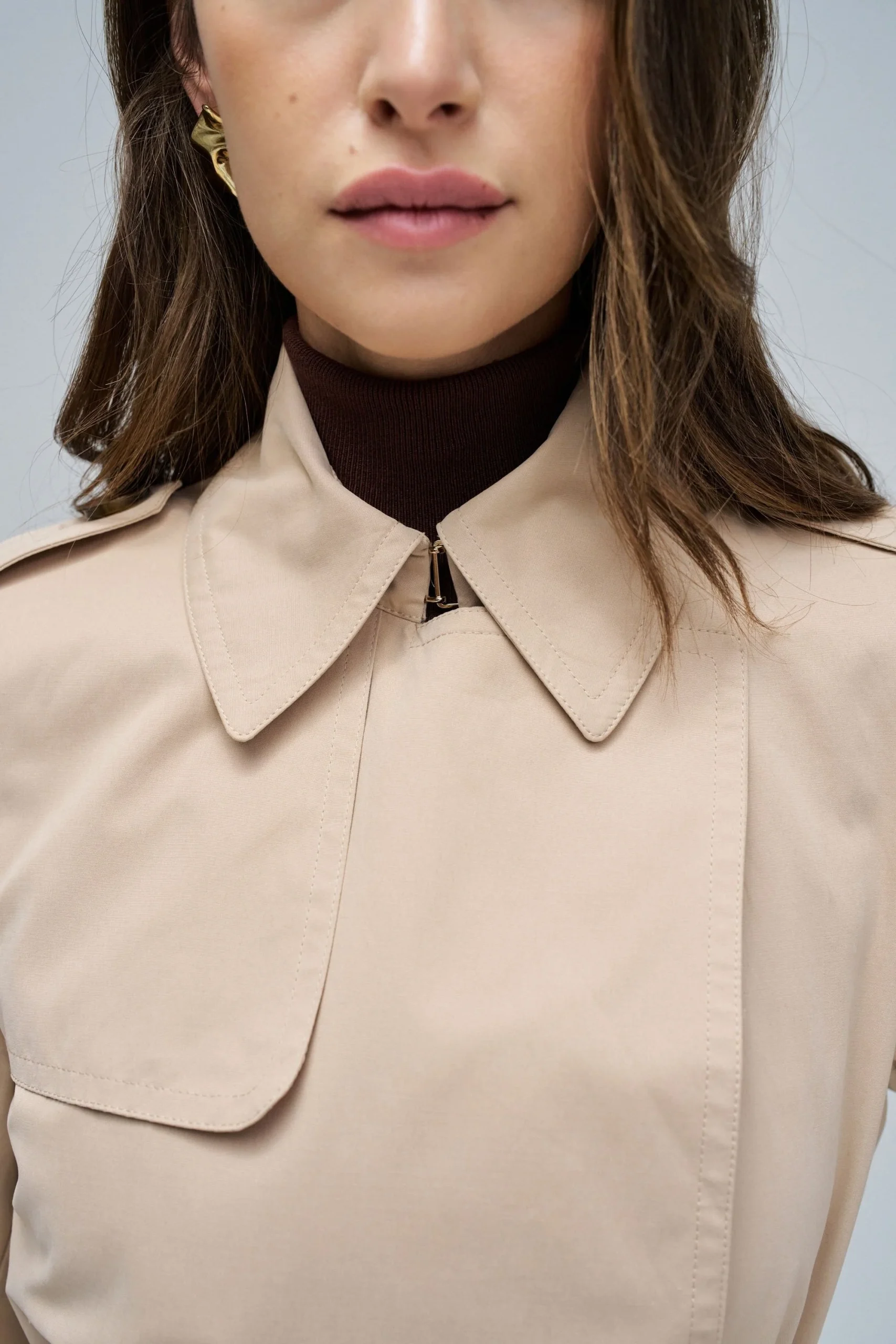 Trench Coat en marron clair – Image 3