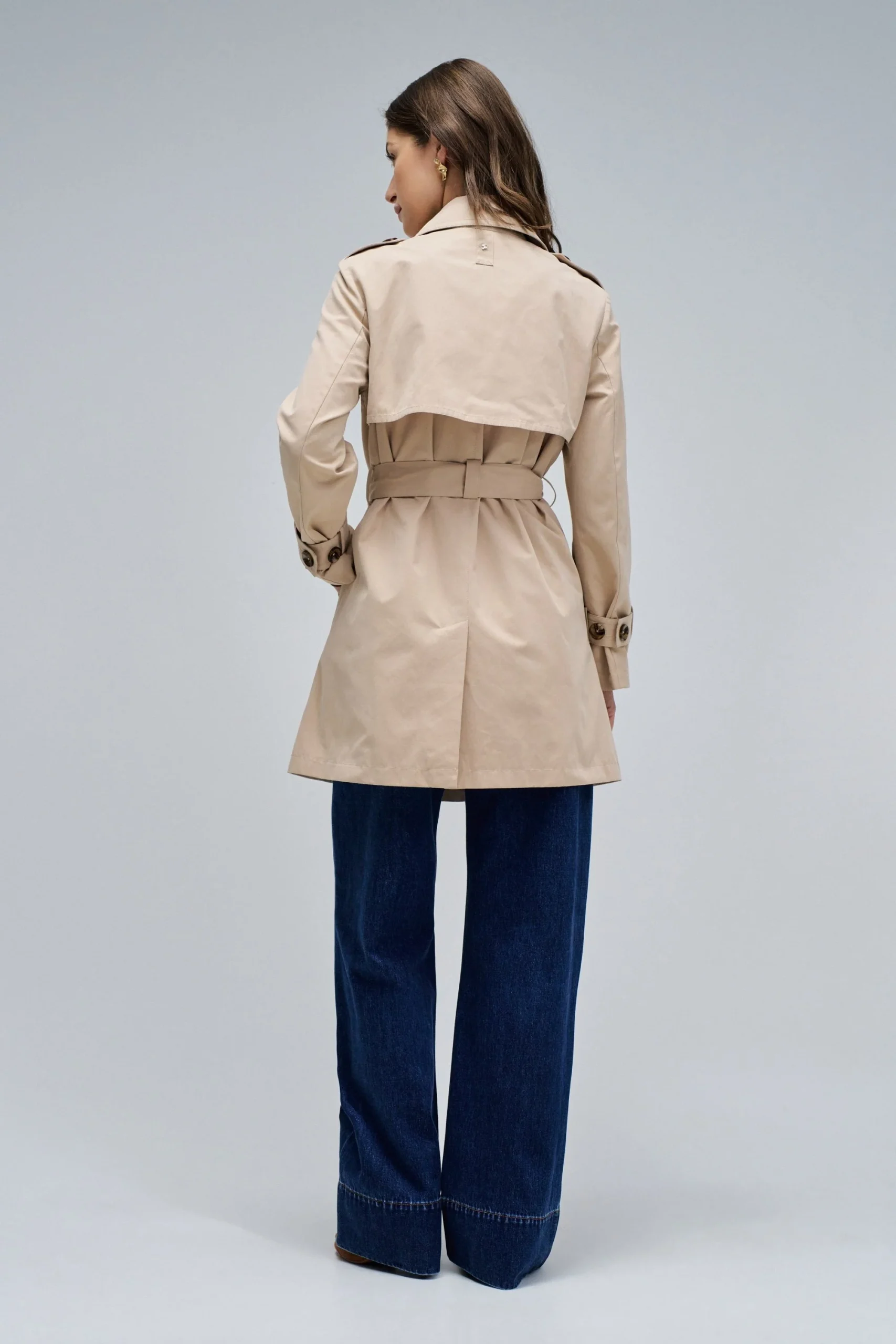 Trench Coat en marron clair – Image 2
