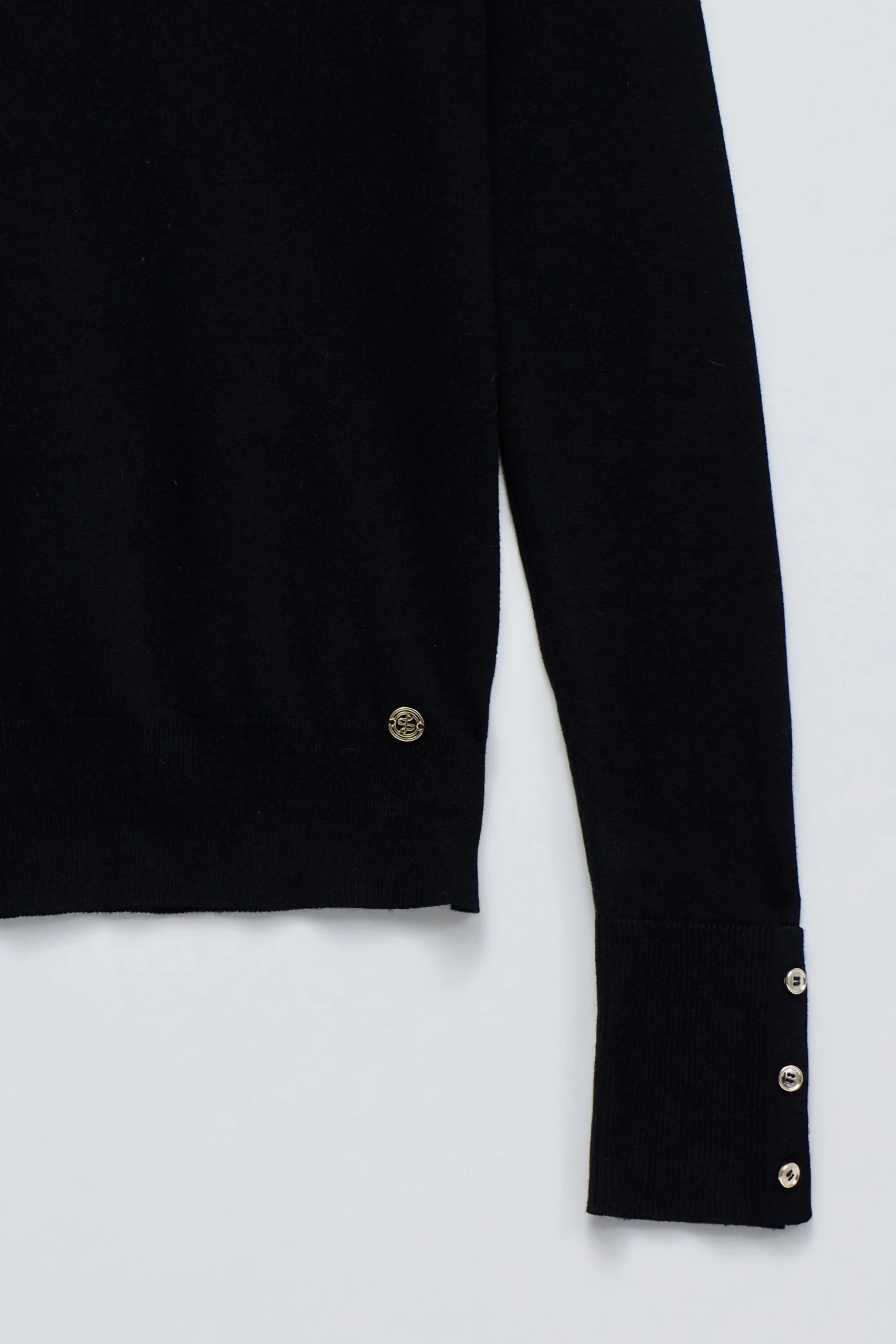 Basic manches longues en noir – Image 6