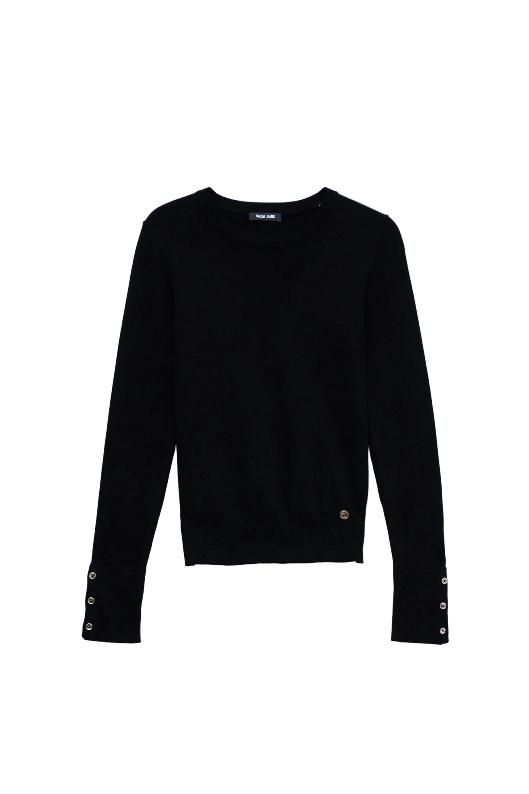 Basic manches longues en noir – Image 7