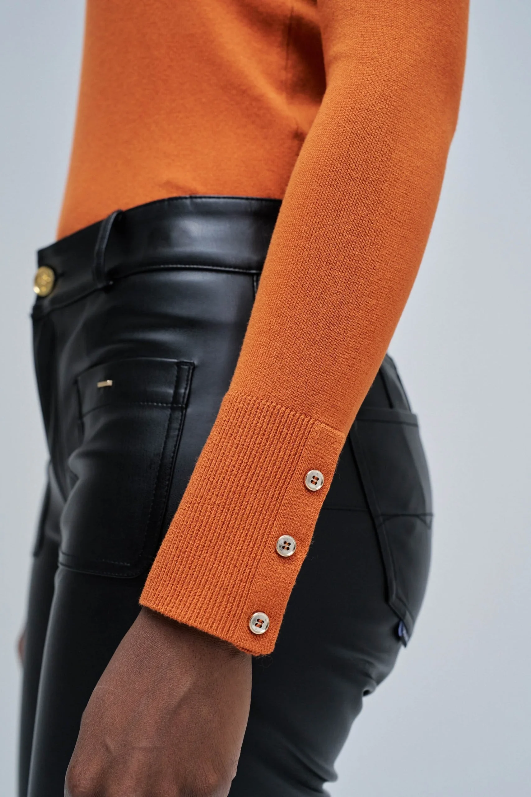 Basic Long Sleeve en orange moyen – Image 5