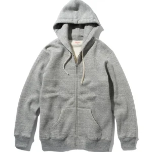 10 oz Sweat full Zip loop wheel grey