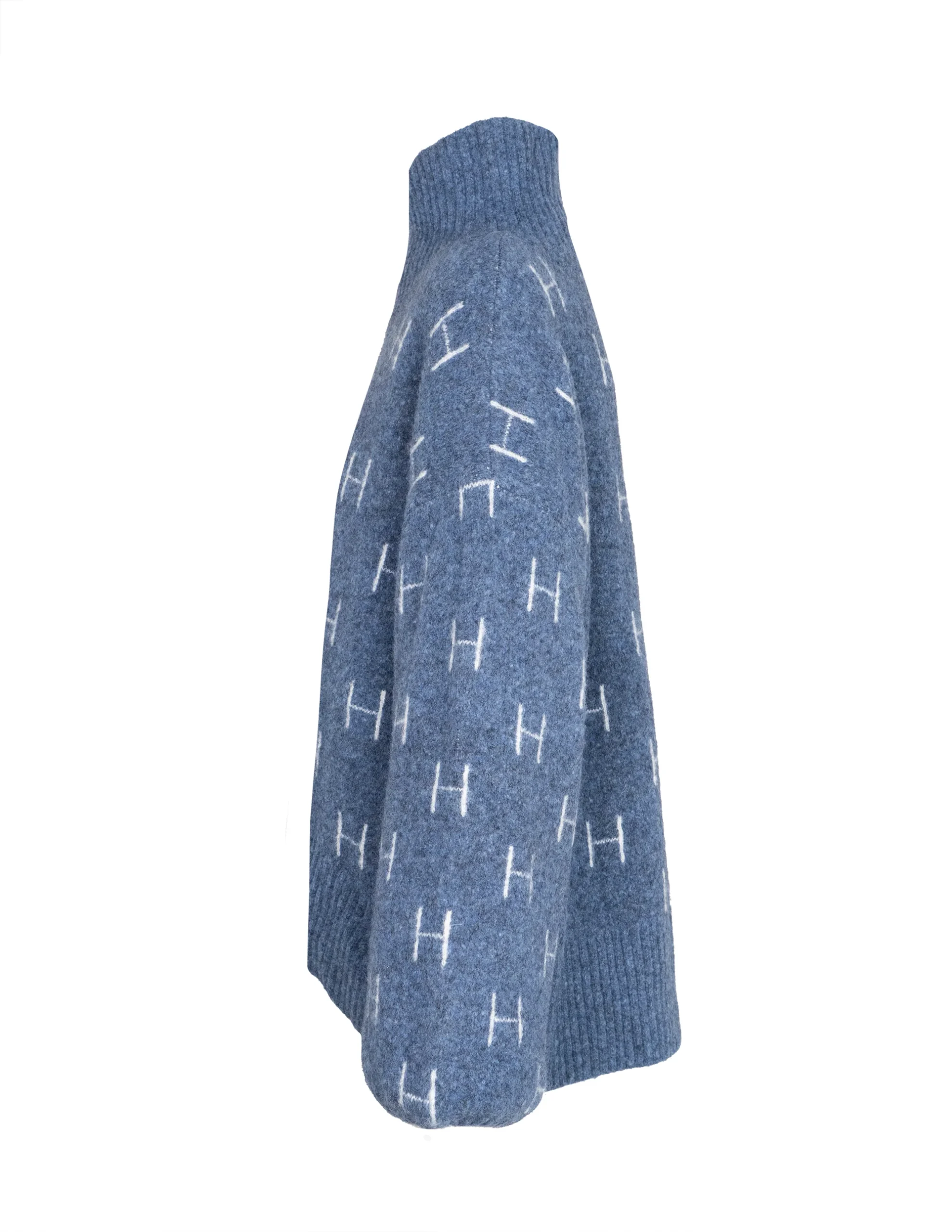 FAM Sweater Short en bleu – Image 3