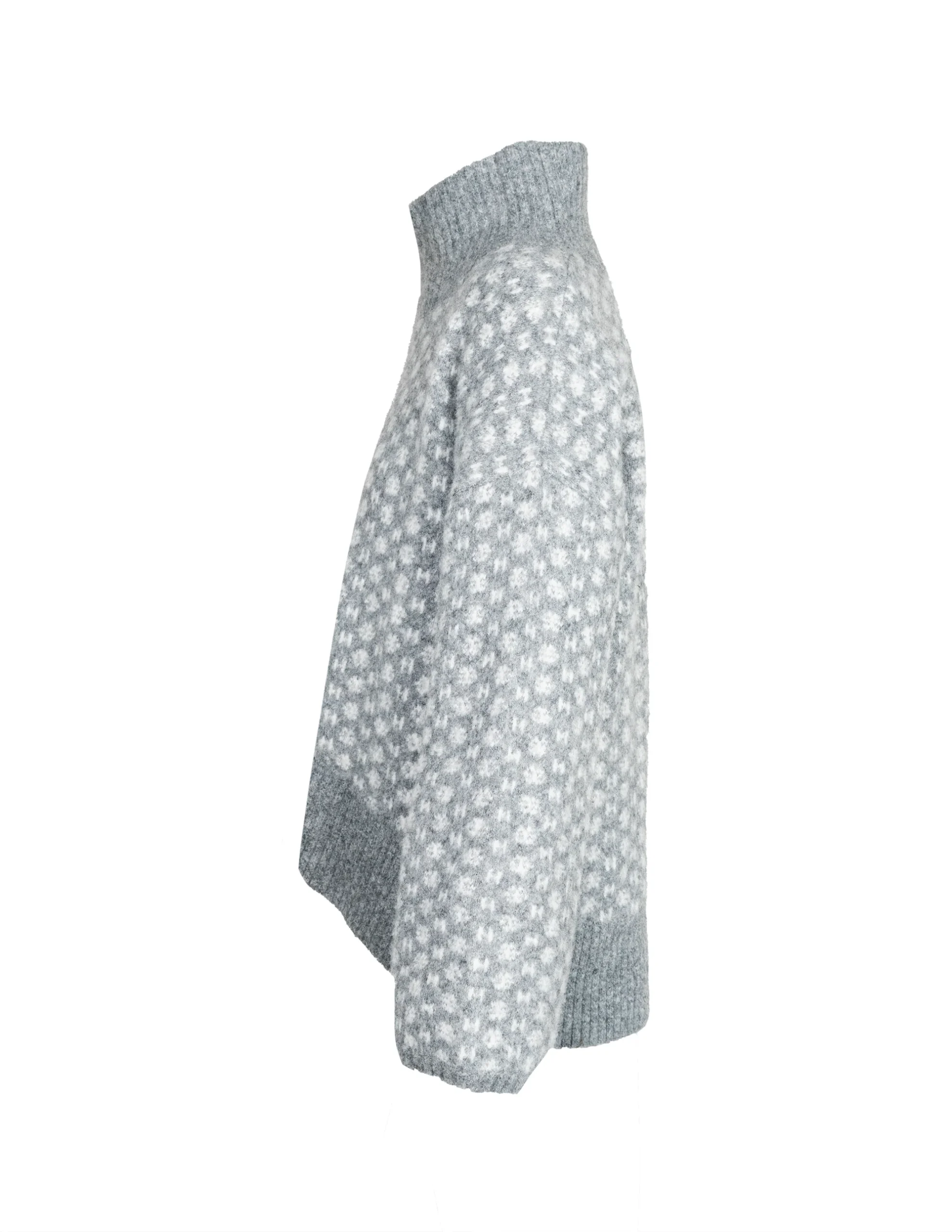 LOGO Sweater in Dark grey melange/light grey – Image 3