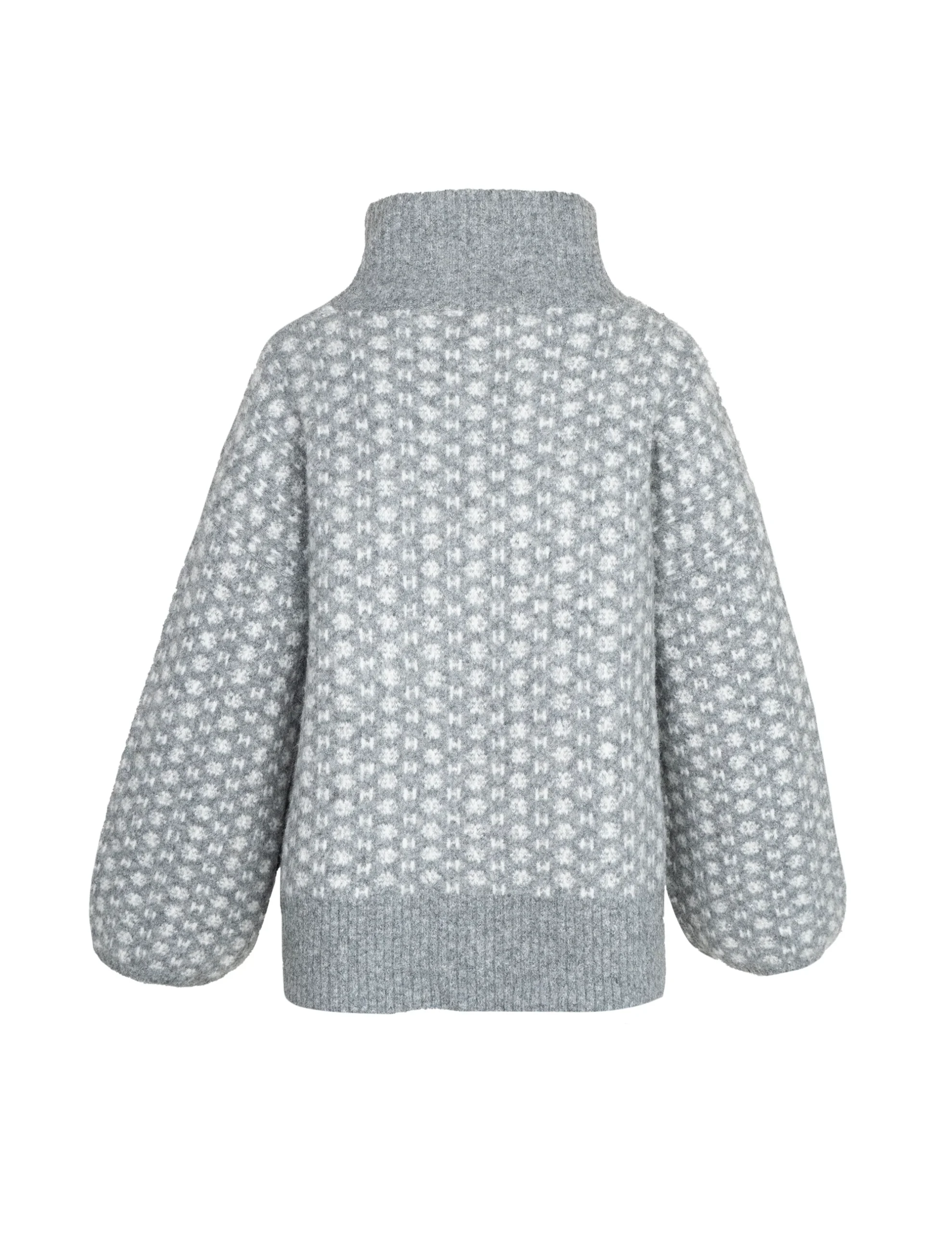 LOGO Sweater in Dark grey melange/light grey – Image 2