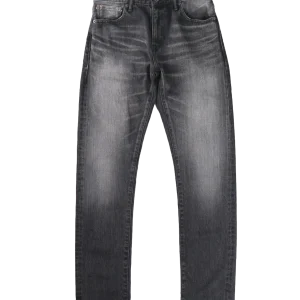 14oz Black Denim Straight JP