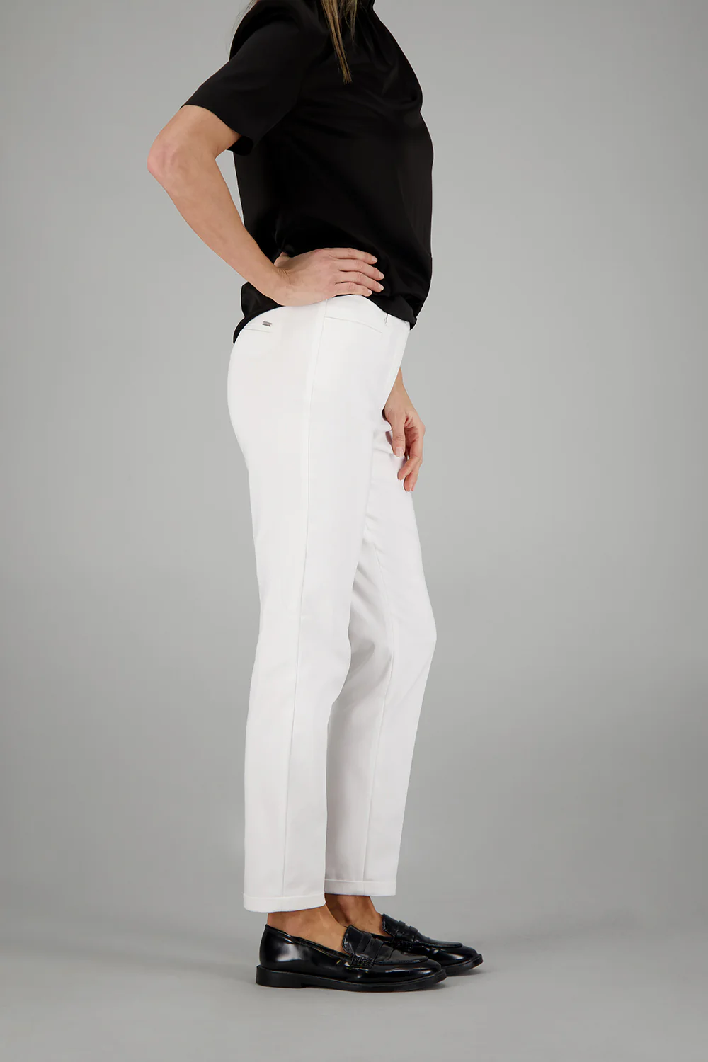 Pantalon DENISE en blanc – Image 3