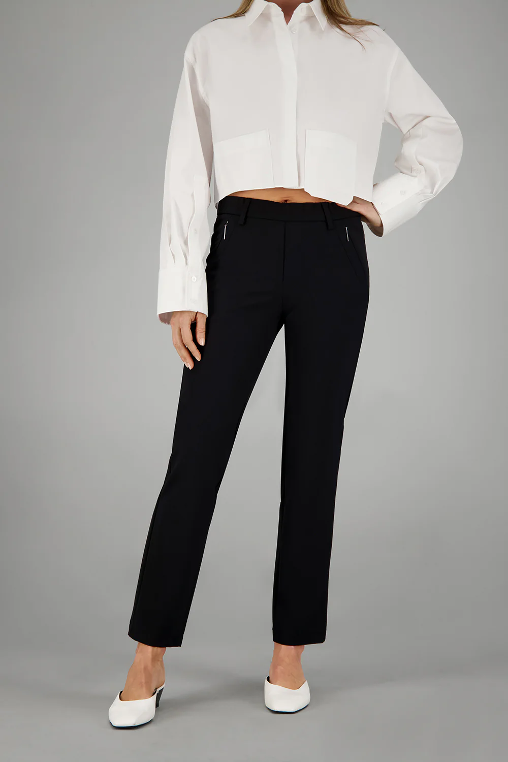 ZENE57 Pantalon en noir