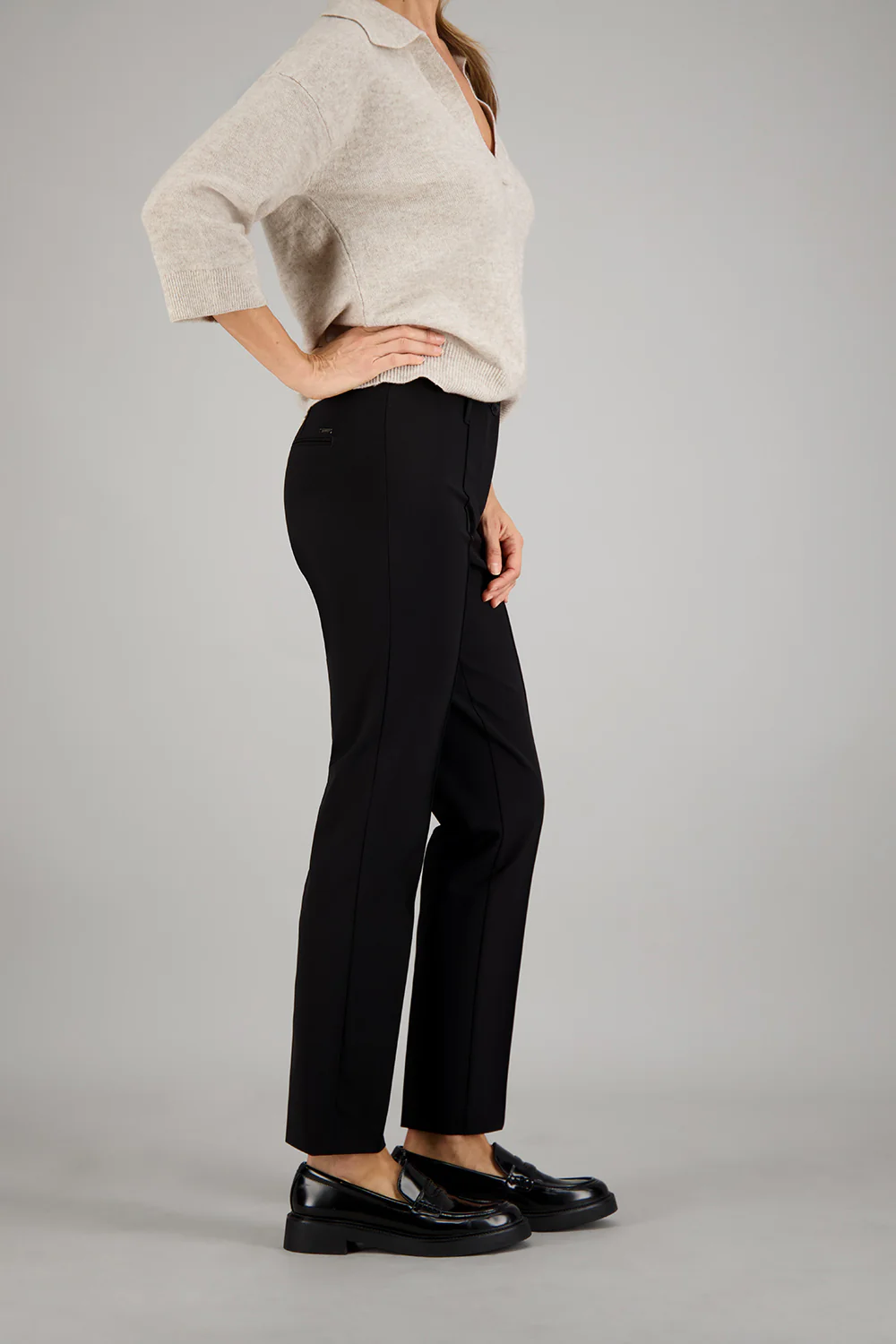 ZENE61 Pantalon en noir – Image 3