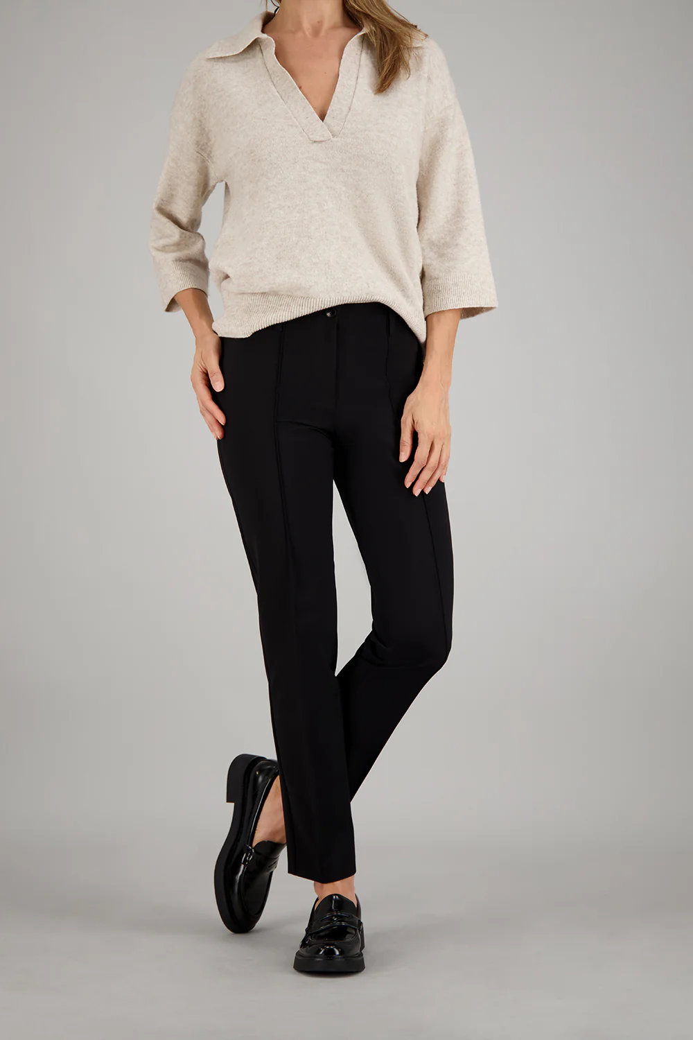 ZENE61 Pantalon en noir