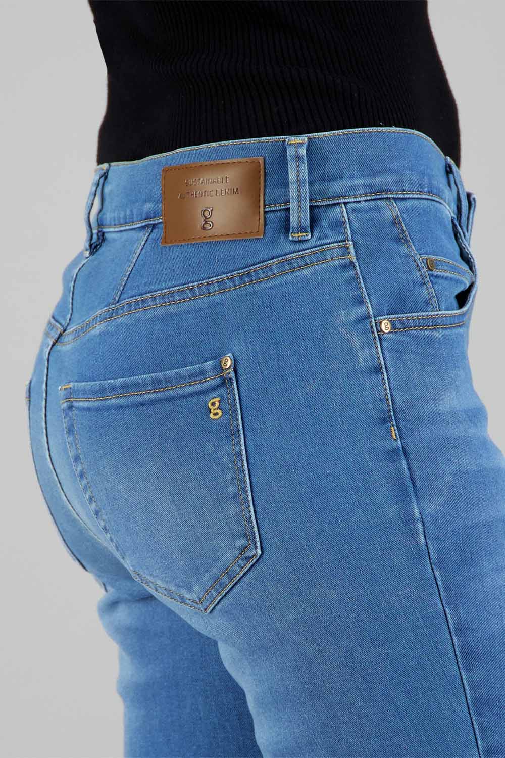 ZURI122 Jeans en stone used – Image 4