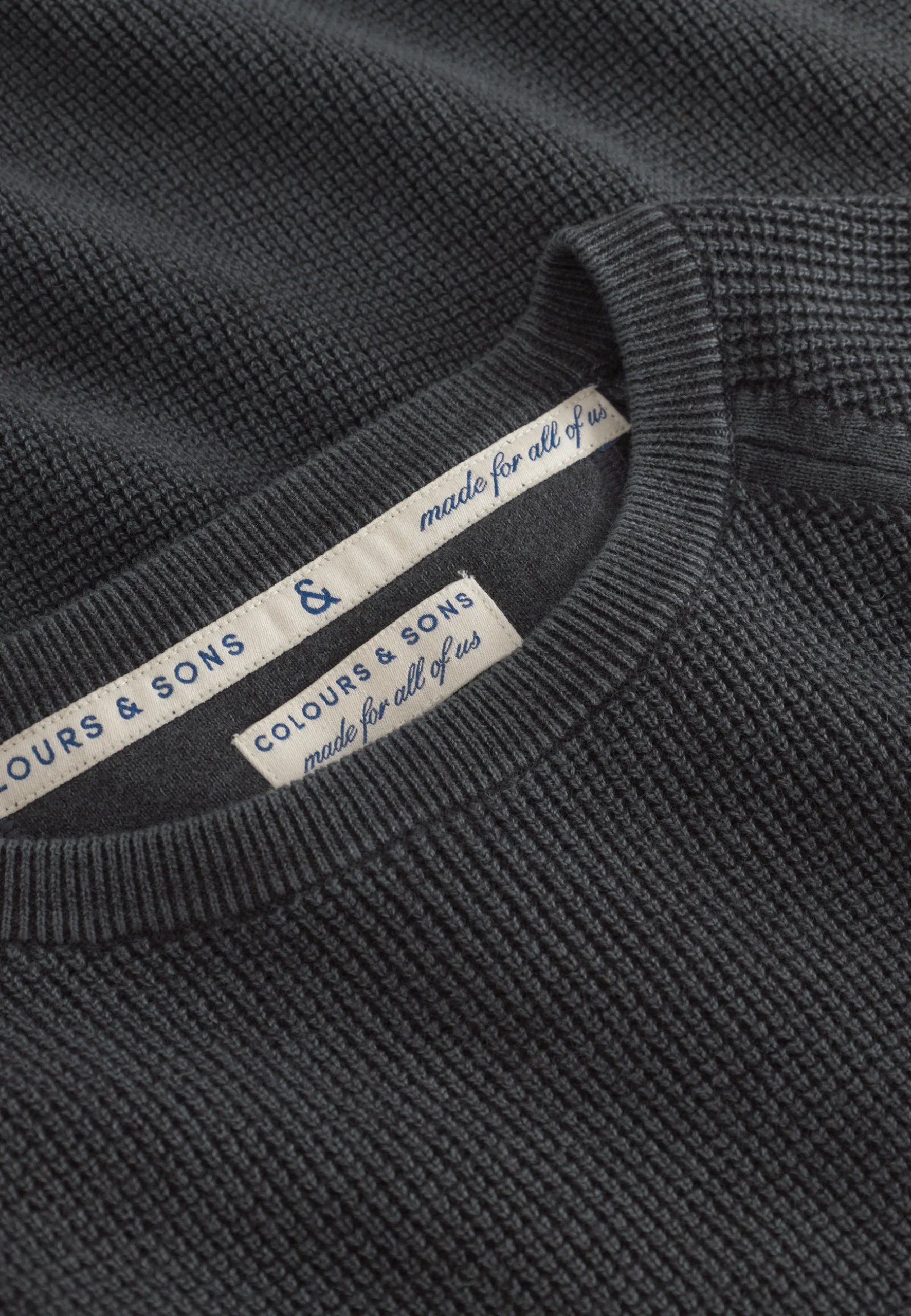 Roundneck Washed en anthracite – Image 3