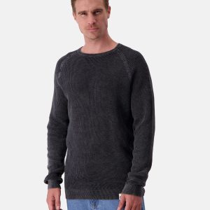 Roundneck Washed en anthracite