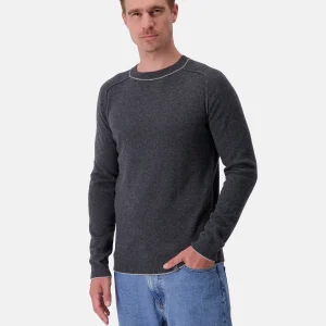 Roundneck-Merino Blend en anthracite