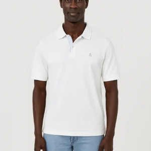 Polo-Garment Dyed en blanc