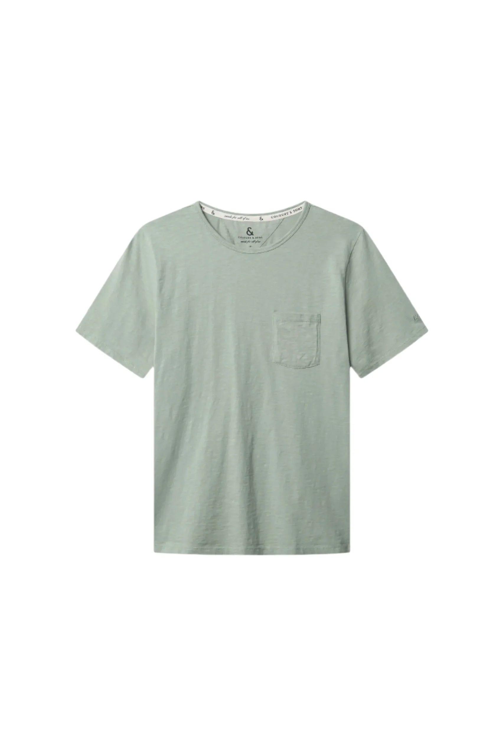 T-shirt - Slub in Lime – Image 2