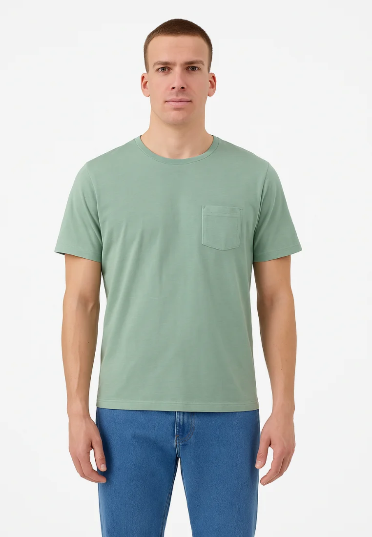 T-shirt - Slub in Lime
