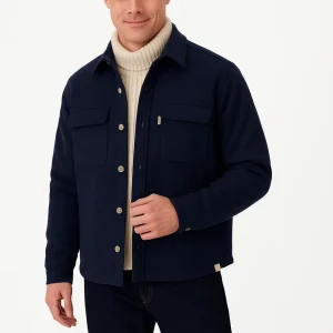 Veste Worker-Soft Touch en bleu marine