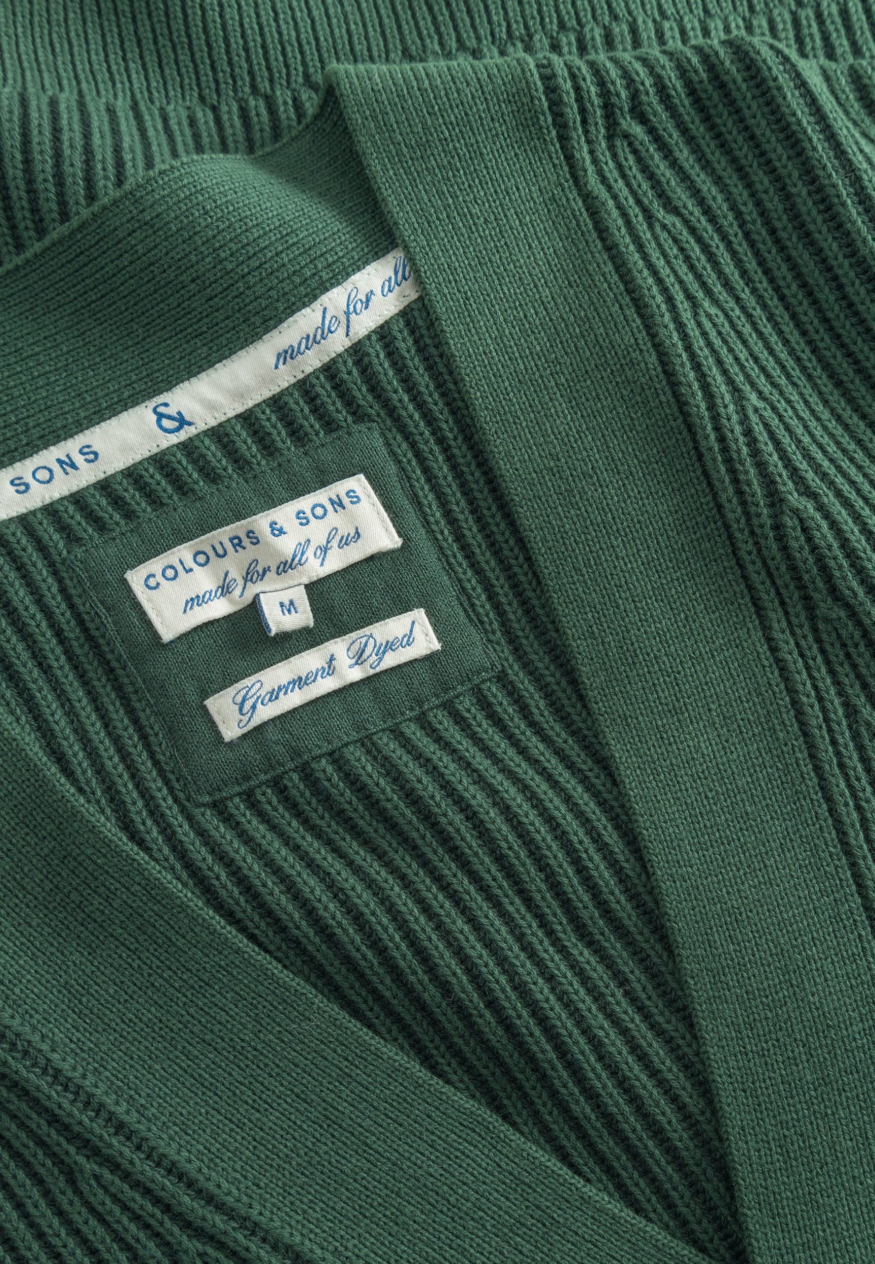 Cardigan-Rib Washed in Pine – Image 2