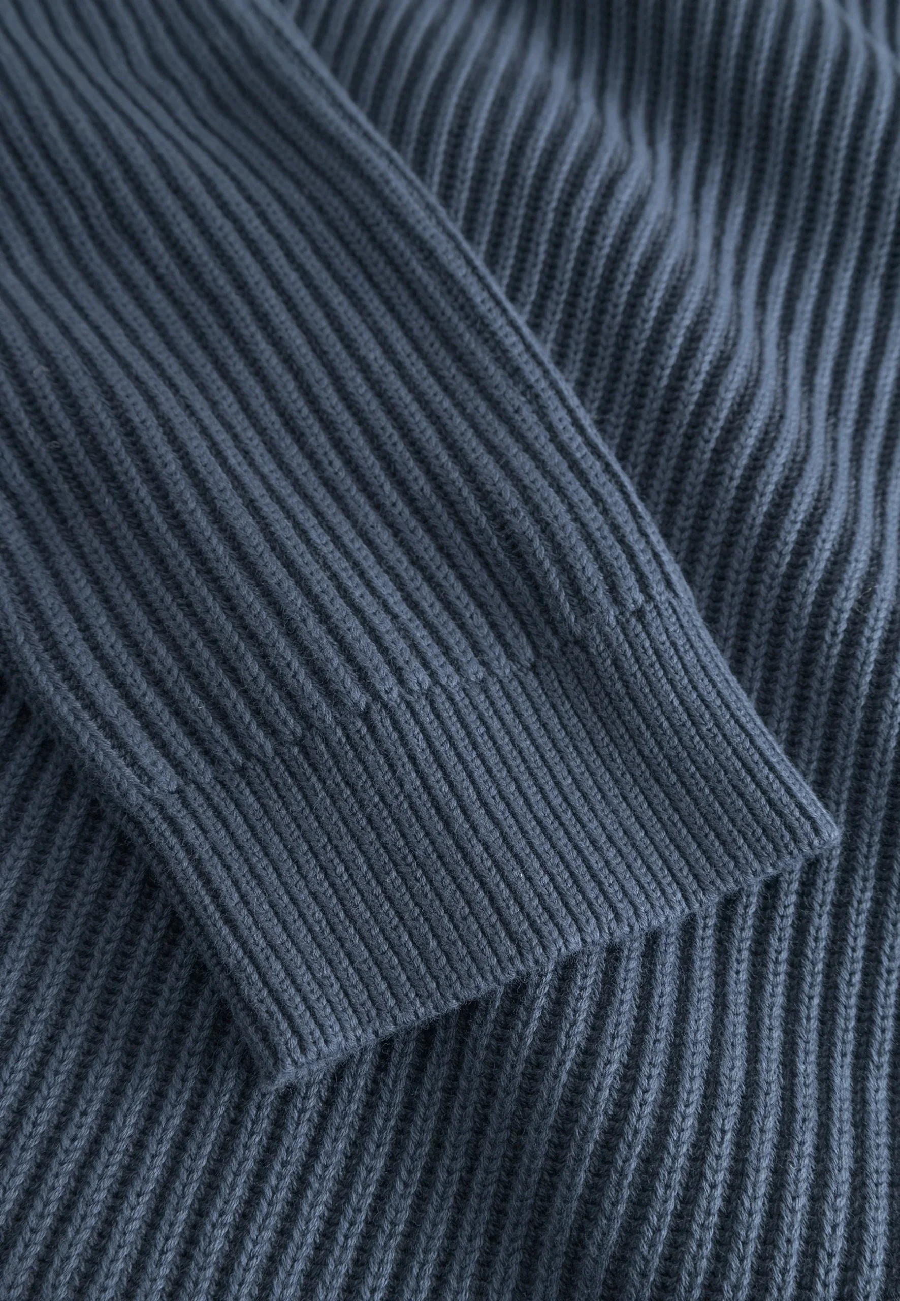 Cardigan-Rib Washed en Midnight – Image 3