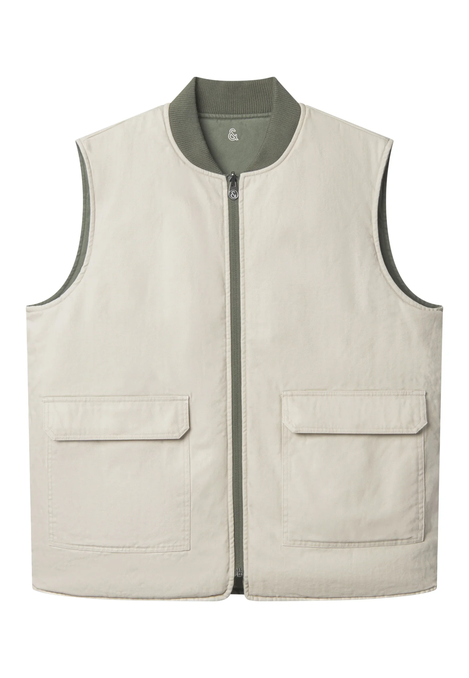 Vest-Reversible Herringbone à Hunter – Image 2