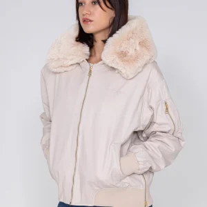 Ada W blouson bombardier en crème